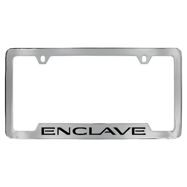2017 Enclave License Plate Holder | Chrome | Enclave Logo