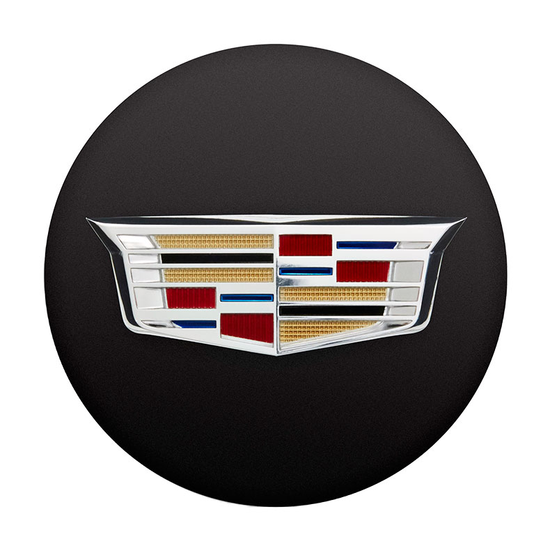 Conjunto De 4 Genuine OEM Factory GM Cadillac stsv ctsv Preto V-Series Roda Center Caps 