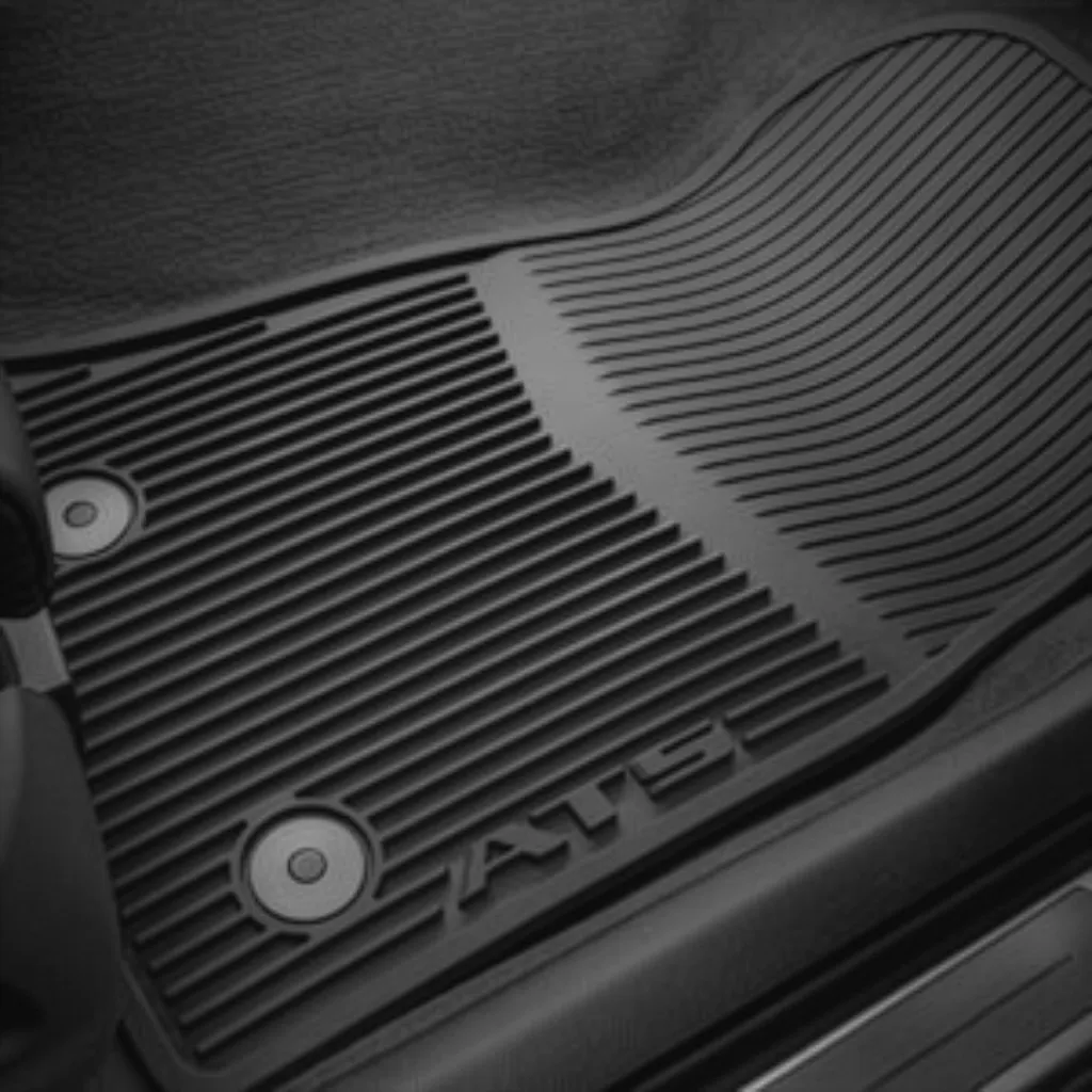 2016 ATS-V Coupe | Floor Mats | Black | Front Row | Second Row | Premium All-Weather | ATS Logo | Set of 4