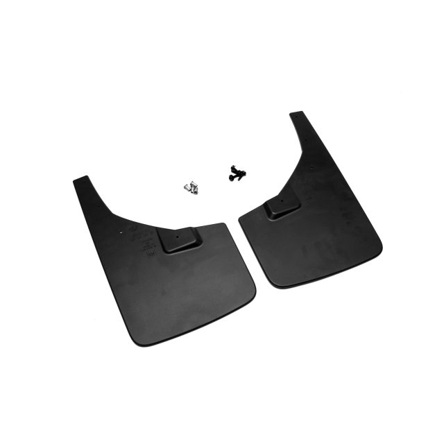 2017 Sierra 2500 Splash Guards | Front Flat | Black | Pair