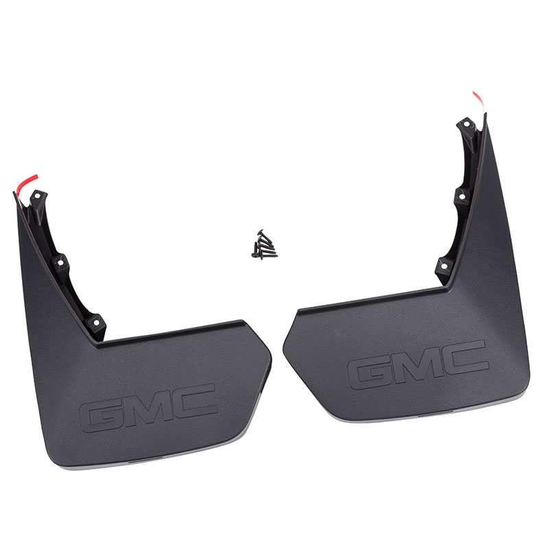 2017 Yukon XL Splash Guards Rear Molded | Black Grain