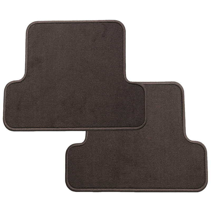 2017 Canyon Floor Mats | Rear Row | Cocoa | Extended Cab | Premium Carpet | Set of Two