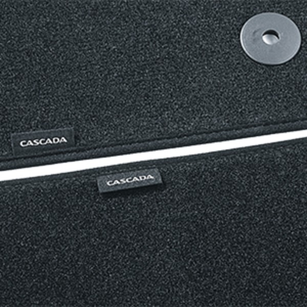 2017 Cascada Front and Rear Carpeted Floor Mats | Jet Black