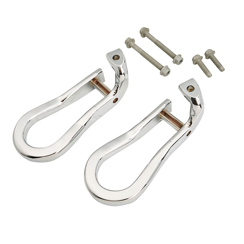 2018 Silverado 2500 Recovery Hooks, Front, Chrome, Tow Hooks, Set of  Two