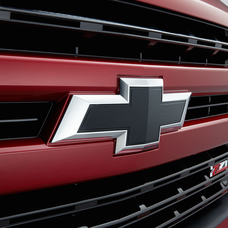 Front Red Black Bowtie Emblem Badge Fit 2019-2021 Chevy Silverado 1500 Next Gen