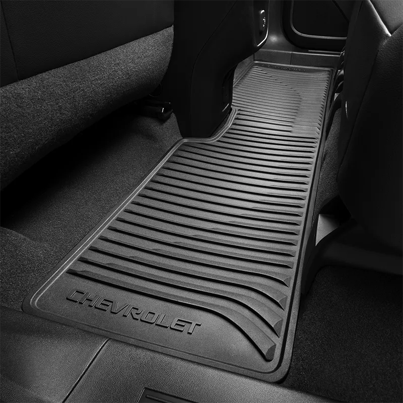 Chevrolet First-Row Premium All-Weather Floor Mats in Black with Chevrolet  Script, 84148087