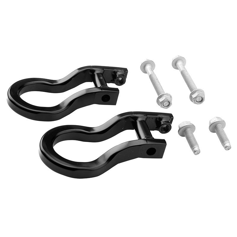 2021 Silverado 1500, Recovery Hooks, Front, Black, Tow Hooks, Set of  Two