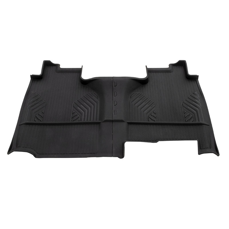 2025 Silverado 1500 | Floor Liners | Black | Second Row | Double Cab | Interlocking | Z71 | 2 Piece