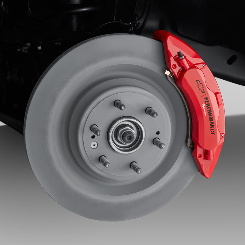 2016 Suburban Performance Front Brake System, 6-Piston, Red