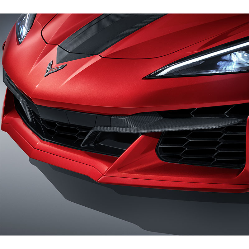 2023 C8 Corvette Z06 | Front Grille Inserts | Visible Ca