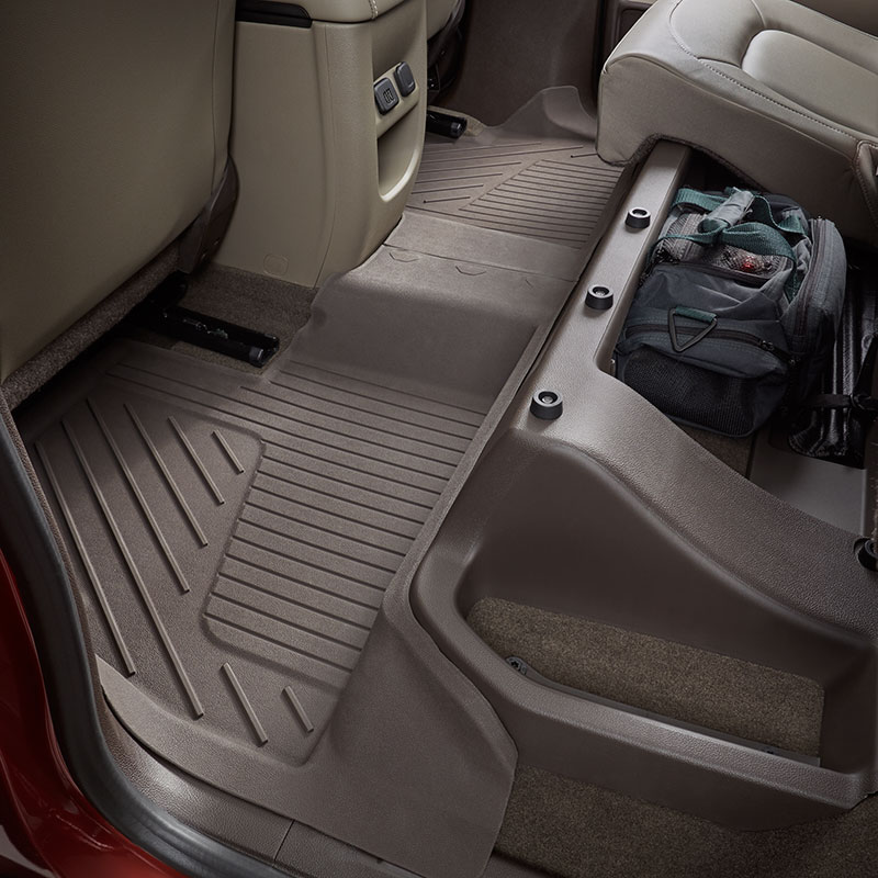 2017 Canyon Floor Liners | Rear Row | Cocoa | Extended Cab | Premium All Weather | Set of Two