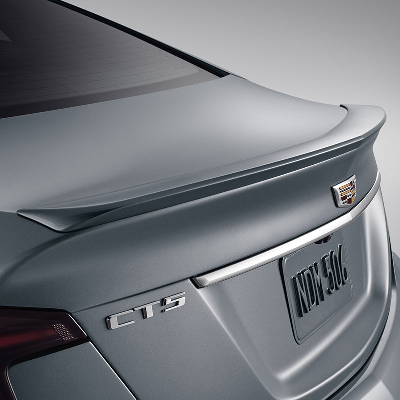2021 CT5 | Spoiler | Rear Decklid | Flush-Mounted | Satin Steel Metallic | G9K