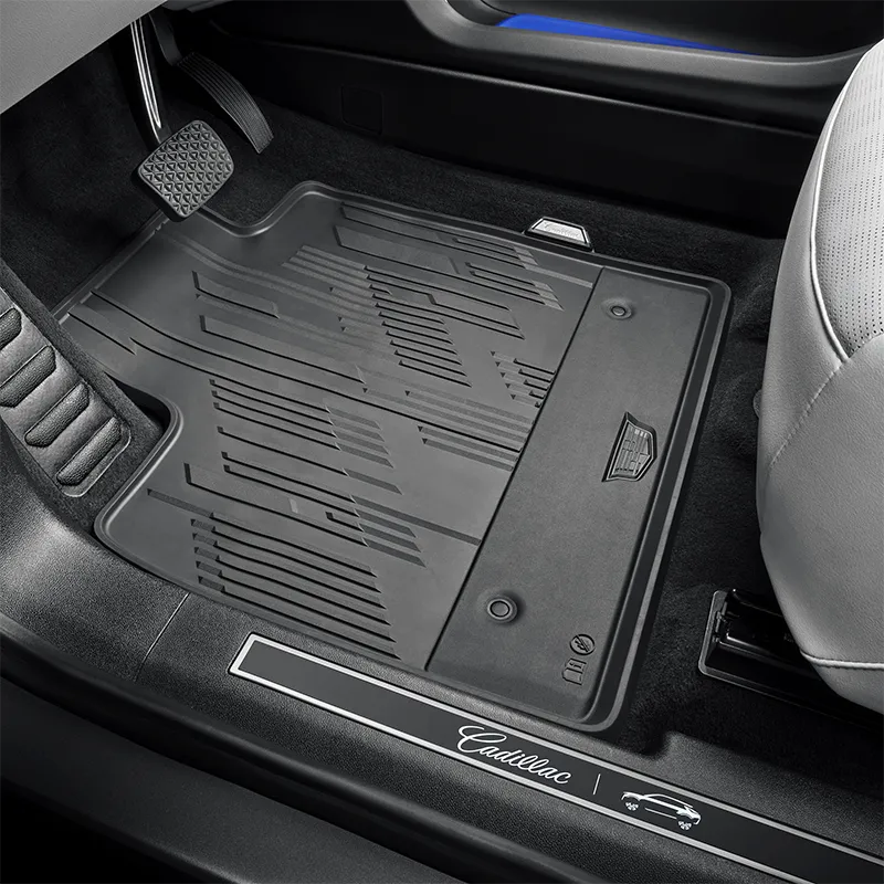 Cadillac First- and Second-Row Premium All-Weather Floor Mats in