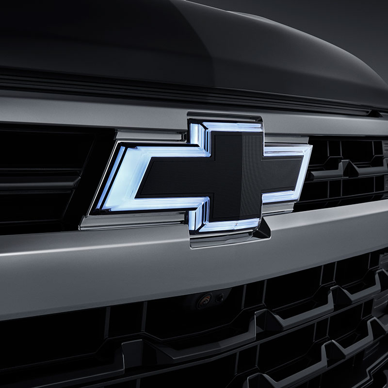 2022 Silverado 1500 Black Bowtie Emblems | Illuminated F