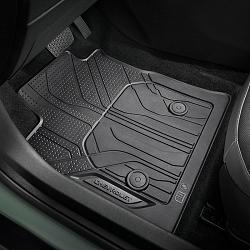 2024 Trax | Floor Mats | Black | Front and Rear | All-Weather | Chevrolet Script Logo | Set of 3