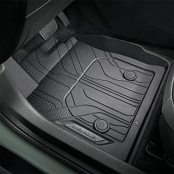 2024 Trax | Floor Liners | Black | Front and Rear | Chevrolet Script Logo | Set of 3