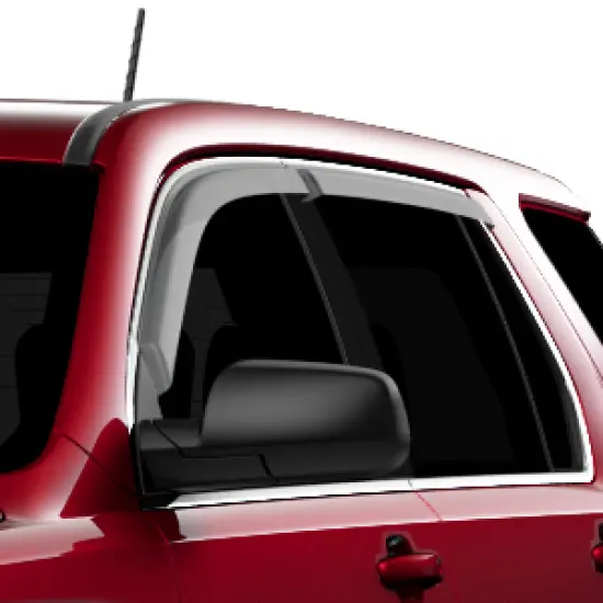 2017 Terrain Side Window Weather Deflector | Front and Rear Sets | Smoke