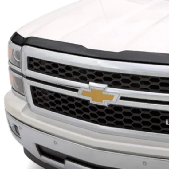 2017 Silverado 2500 Molded Hood Protector | Smoke Black