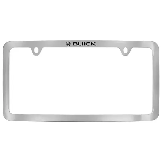 2018 Envision License Plate Frame | Chrome | Thin Buick Tri-Shield Logo