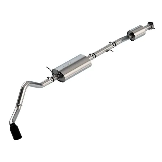 2022 Silverado 3500 | Performance Cat-Back Exhaust | Crew Cab | Long Bed | 6.6L | Black Chrome Tip