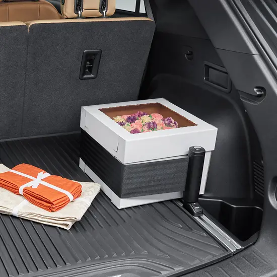 2019 Blazer | Flexible Cargo Partition | Flex Divider and Two Partition Sliders | Black | Requires Cargo Rails