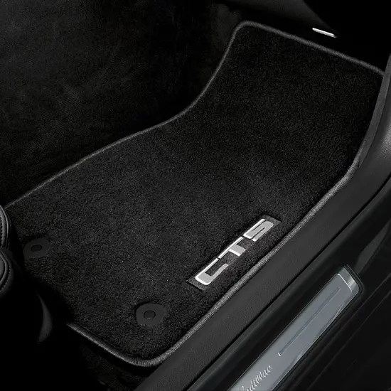 2019 CTS Sedan | Floor Mats | Black | First and Second Row | Premium Carpet | CTS Logo | Set of 4
