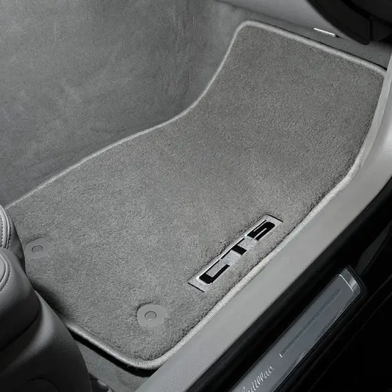 2019 CTS Sedan | Floor Mats | Titanium | First and Second Row | CTS Logo | Premium Carpet | Set of 4
