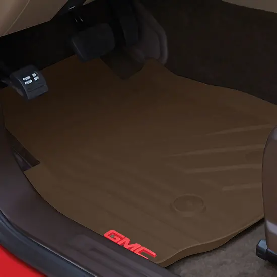 2016 Canyon Floor Mats | Front Row | Cocoa | GMC Logo | Premium All Weather | Set of Two