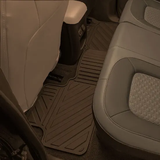 2017 Canyon Floor Mats | Rear Row | Cocoa | Extended Cab | Premium All Weather | Single Mat