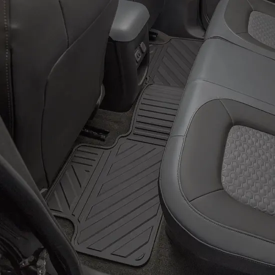 2017 Canyon Floor Mats | Rear Row | Black | Extended Cab | Premium All Weather | Single Mat
