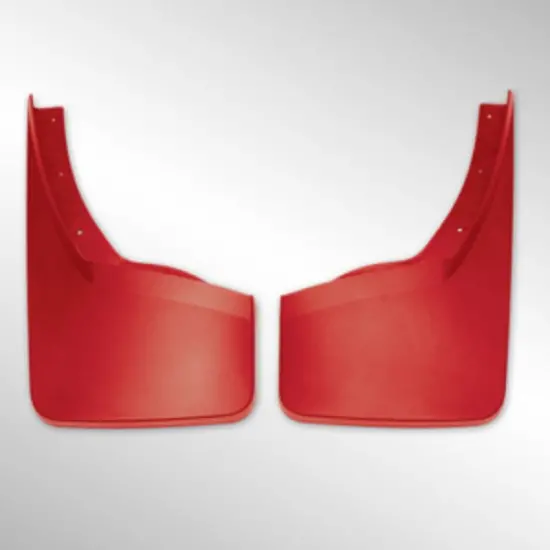 2017 Sierra 2500 Molded Splash Guards | Front  | Pull Me Over Red