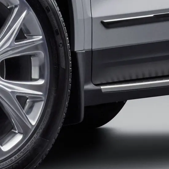 2023 XT5 | Splash Guards | Front | Custom Molded | Black Textured | WITH Assist Steps | Pair