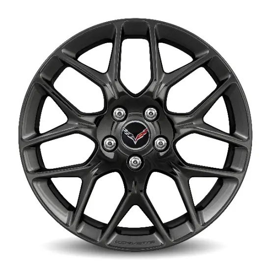 2019 Corvette Stingray 19 inch Wheel | Front | Gloss Black | Single