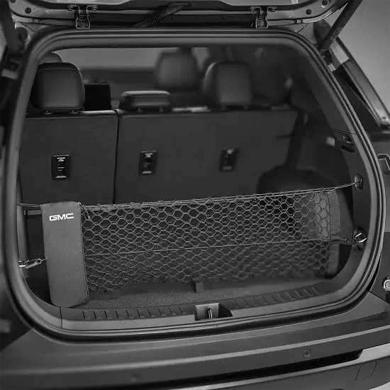 2026 Terrain | Cargo Area Net | Black | Vertical | Envelope Style | Zippered Storage Pouch | GMC Logo