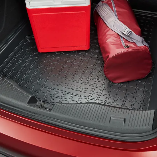 2019 Cruze Cargo Tray | Black | Molded | Cruze Script Logo | Hatchback Models