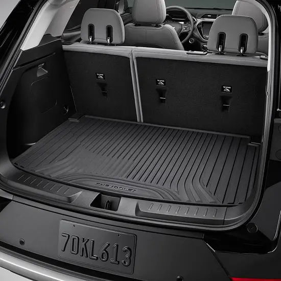 2025 Trailblazer | Cargo Area Floor Mat | Black | Premium All Weather | Chevrolet Logo | Rear