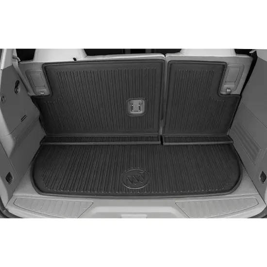 2017 Enclave | Cargo Liner | Ebony | Integrated | All-Weather | Buick Tri-Shield Logo