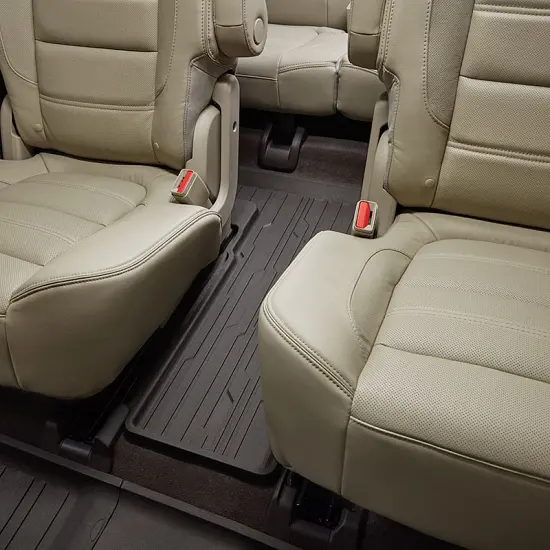 2018 Acadia Floor Mats | Premium All Weather | Cocoa | Third Row | 6 passenger | 2nd Row Captain Cha