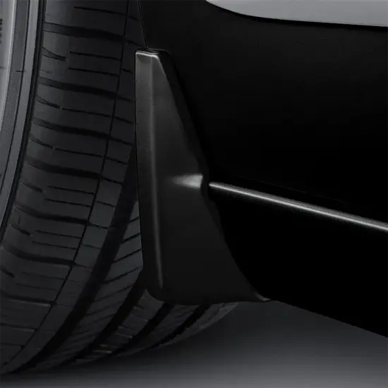 2018 CT6 | Splash Guards | Black Raven | Front | Molded | Set of Two