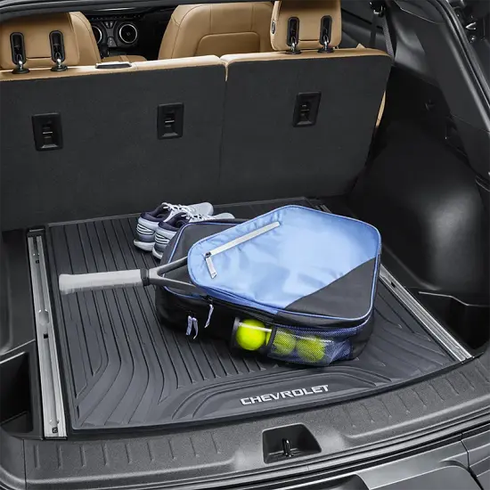2019 Blazer | Cargo Area Mat | Black | All-Weather | Cargo Floor Rails | Chevrolet Logo