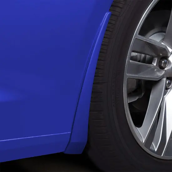 2022 Camaro | Molded Splash Guards | Riverside Blue Metallic | Front | GKK | Pair