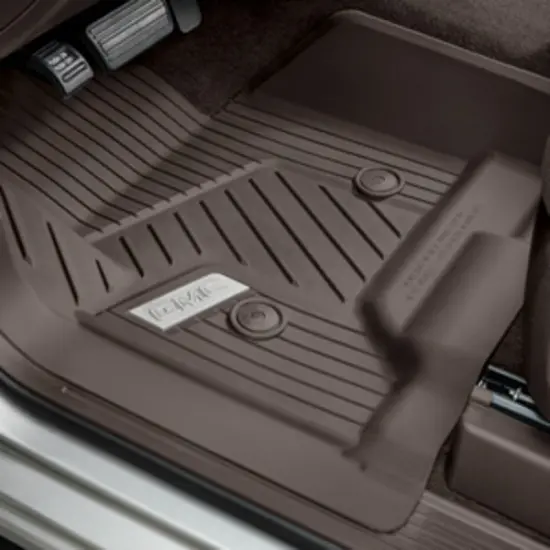 2018 Yukon XL Floor Liners | Cocoa | Front Row | No Console