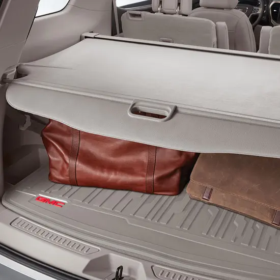 2017 Acadia Cargo Area Security Shade | Light Ash Gray | Retractable | Removable