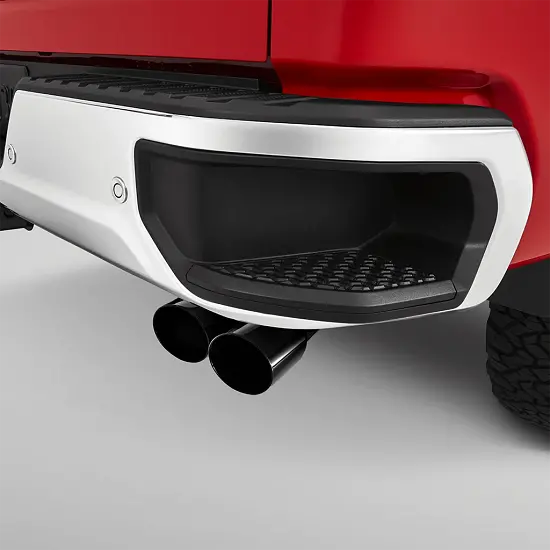 2022 Silverado 3500 | Exhaust Tip | Black Chrome | 6.6L Gas | Dual Outlet | Dual Wall