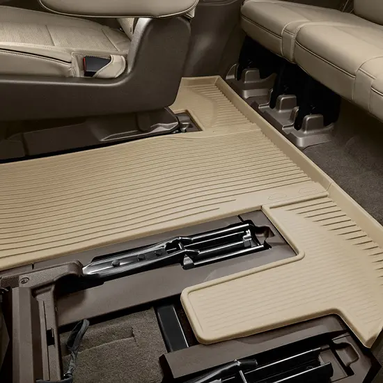 2023 Escalade | Floor Liners | Parchment | Third-Row | 2nd Row Bucket Seats | Interlocking