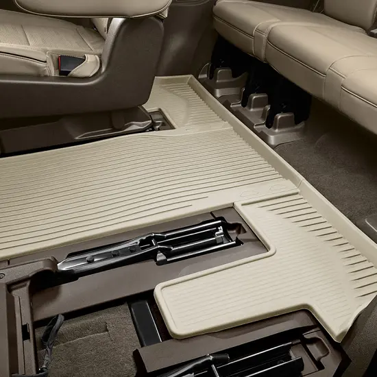2023 Escalade | Floor Liners | Whisper Beige | Third-Row | 2nd Row Bucket Seats | Interlocking