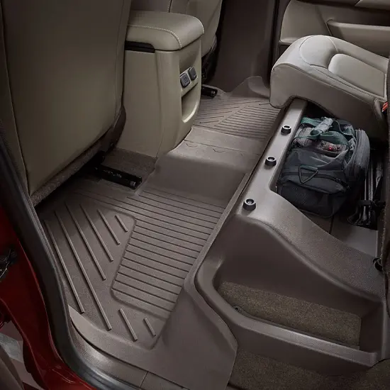 2017 Canyon Floor Liners | Rear Row | Cocoa | Crew Cab | Premium All Weather | Set of Two