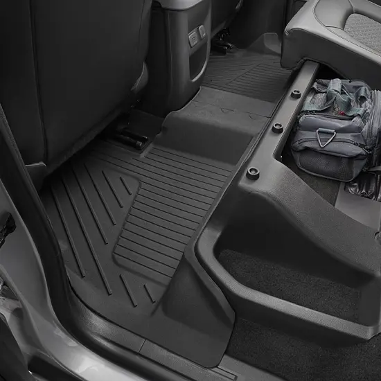 2018 Colorado Floor Liners | Rear Row | Black | Extended Cab | Premium All Weather | Set of Two