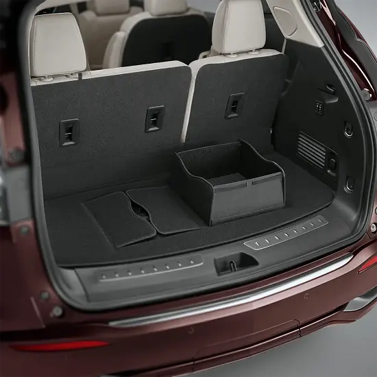 2019 Enclave | Cargo Area Mat | Black | Integrated Cargo Bins | Premium Carpet