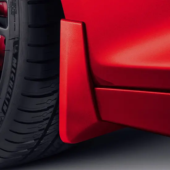 2021 CT5 | Splash Guards | Red Obsession Tintcoat | Front | Molded | G7E | Set of Two